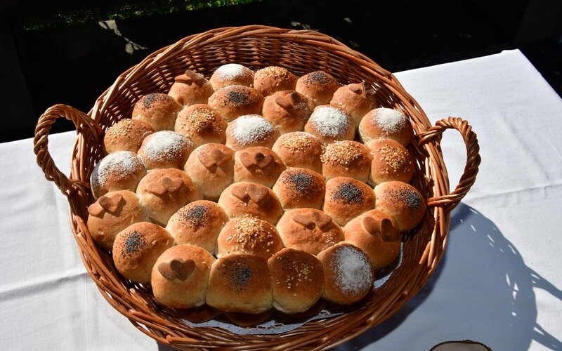 Brötchenkranz für den Apéro 