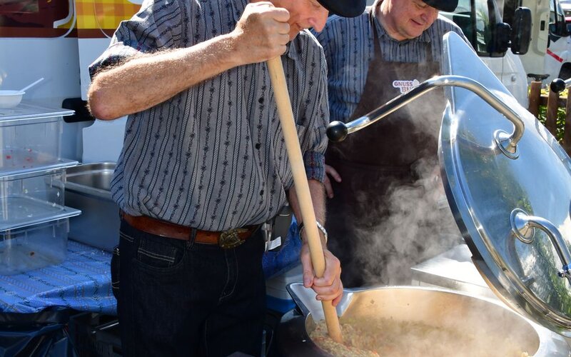 Das Risotto wird zubereitet
