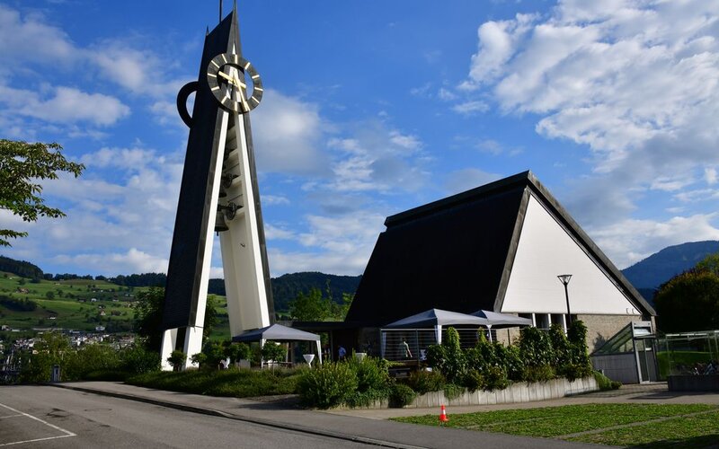 Ansicht ref. Kirche Buochs